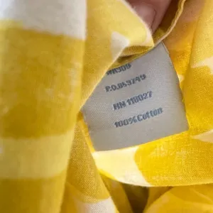 Boden‎ Cotton Tunic Dress Geometric Casual Beaded Yellow Size 8 Lightweight thumbnail 8