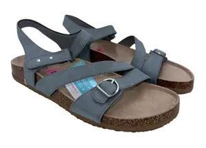 Baretraps Sandals Size 10 M Paddy Grey Hook Loop Closure Arch‎ Support NWT thumbnail 1