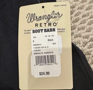Wrangler retro black top thumbnail 2