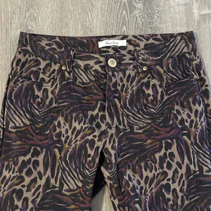 Robert Graham Women’s Deidre Collector‎ Multi Animal-Print Skinny Jeans Pants thumbnail 2