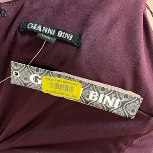 Gianni Bini Molly‎ Dress Women Size 2 Peplum Ruffle Waist Strappy NWT Small Flaw thumbnail 5