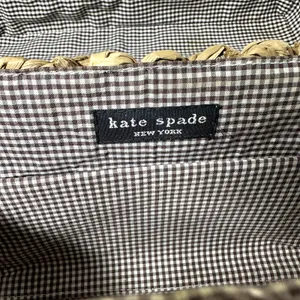 Kate Spade New York Picnic Bag Wicker Basket Box Rattan Handwoven Tan thumbnail 4