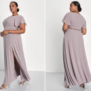 LULUS Elegant Wedding Bridesmaid Romantic Flowy Chic Flutter Sleeve Maxi Dress thumbnail 3