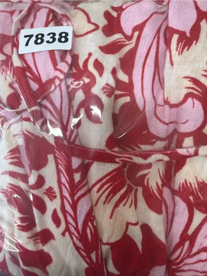 Abercrombie & Fitch Pink Linen Floral Sundress size XXS NWT thumbnail 5