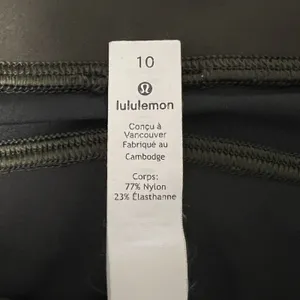 Lululemon Invigorate High Rise Tight 25” Leggings In Dark Olive Women’s Size 10 thumbnail 11