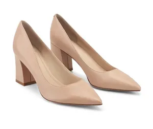 Marc Fisher Nude Block Heels Size 7.5W thumbnail 1