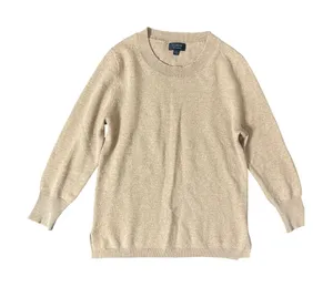 J.Crew Three-Quarter Sleeve Everyday Cashmere Sweater size S Camel thumbnail 1