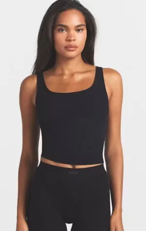 Skims Soft Lounge Black Tank 2X Eclipse New With Tags thumbnail 1