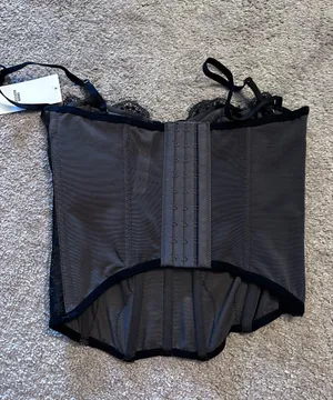Urban Outfitters Black Corset thumbnail 2