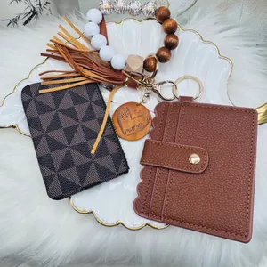 Mama Double Joy Wallet Wristlet Style D Brown thumbnail 6