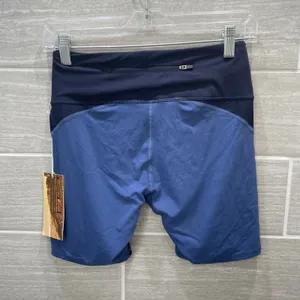 Fair Harbor Bayview bike short navy colorblock Women's S‎ Back Zipper Pocket NWT thumbnail 2