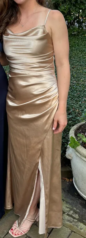 Gold Birdy Grey Dress thumbnail 2