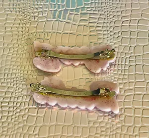 New Two Pc BARBIE Hair clips Pink thumbnail 5