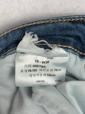Signature by Levi Strauss High Rise Bootcut Women's 10 (30x29) Blue Stretch Y2K thumbnail 9