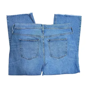 J.Crew Womens‎ 9" Demi Boot Crop Jeans Size 34 Brommell Wash Frayed Hem Denim thumbnail 9