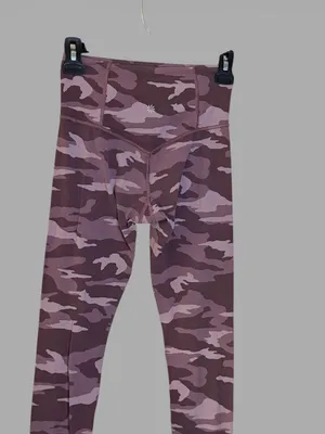 Athleta Girls' Plum Camo High-Rise Leggings thumbnail 6