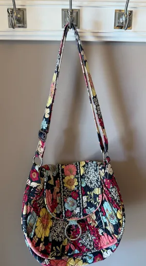 The Vera Bradley Multicolor Paisley Quilted Shoulder Bag thumbnail 1