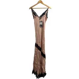 Herskind Nelly Powder Pink Fairy Whimsical $398 NWT Satin Lace Maxi 4 thumbnail 5