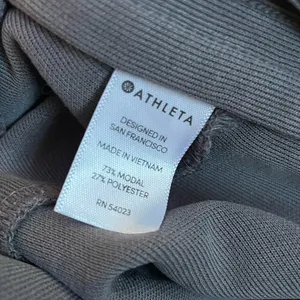 Athleta Serenity Shortie Shorts Gray Small | Modal Soft High Rise Lounge thumbnail 6