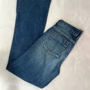 Bitten by Sarah Jessica Parker Blue Flare Wide Leg Jeans thumbnail 8