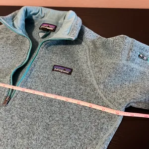 Patagonia Better Sweater 1/4 Zip Fleece Pullover Teal Heather Women's Small thumbnail 11