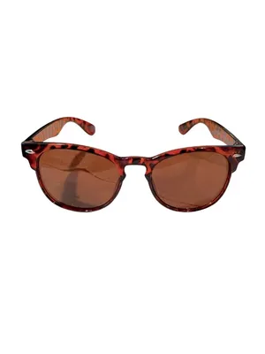 Vintage Tortoiseshell Sunglasses Brown Amber Retro Unbranded thumbnail 2