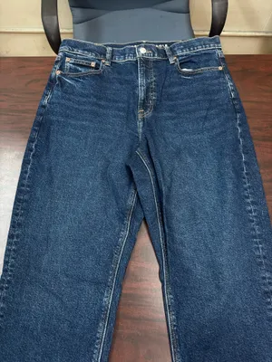 NWT American Eagle Stretch Super High-Rise Straight Jeans Size 10 Short thumbnail 2