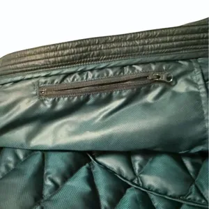 Athleta Puffer Jacket Teal Green Gorpcore Down‎ Filled Hooded Womens Small thumbnail 2