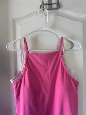 Altar'd State Bright Pink Tank with Pale Pink Straps / D30 thumbnail 2