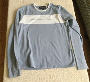 Vintage 90s/y2k Abercrombie Logo Spell Out Tee - Sz Large thumbnail 4
