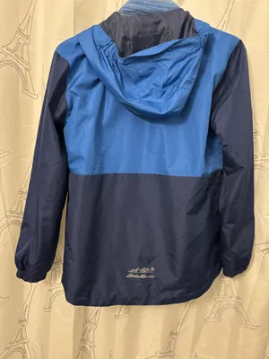 Eddie Bauer Jacket with full zip and hood reversable with one side fleece Kids Sz.L 14/16 thumbnail 6