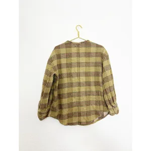 Free People We The Free Perfect In Plaid Pullover Blouse Top Shirt Size Small thumbnail 11