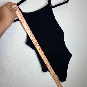 Wilfred Aritzia Black Ribbed High Neck Low Back Bodysuit Small 61790 thumbnail 3