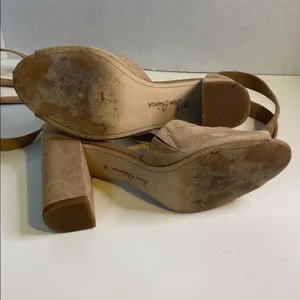 Sam Edelman Odele Suede tan heels size 8.5 thumbnail 5
