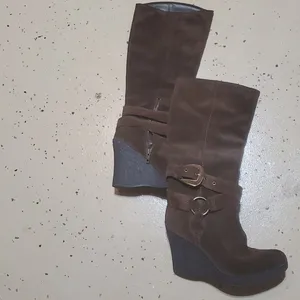 Nine West Leather Boots SIZE 10 M thumbnail 8
