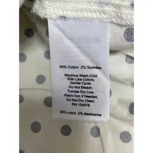 NEW Vineyard Vines Resort Stretch Polka Dot Puff Sleeve Crop Blouse Top Size S thumbnail 6