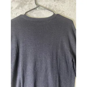 Hobbs London Black Glitter Star Crewneck Sweater Pullover Size Small Metallic thumbnail 4