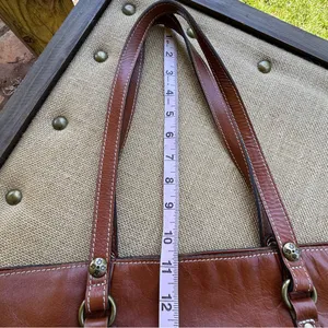 Patricia Nash Brown Leather Tote Bag thumbnail 16