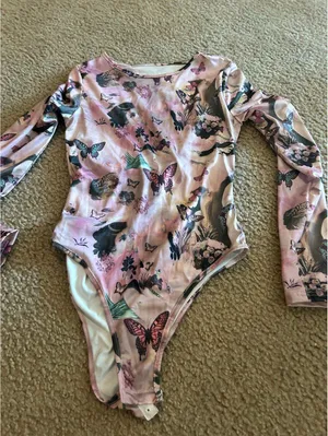 ab5 woman long sleeve body suit cute size medium thumbnail 1