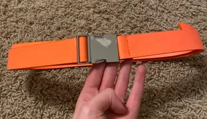orange buckle belt thumbnail 1