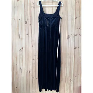 NWT Lulus Elegant Sweetie Dark Navy Velvet Square Neck Maxi Dress Gala Size XL thumbnail 5
