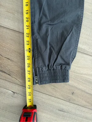 Pact Organic Cotton Side Ankle Zip Casual Utility Joggers Dark Grey Small thumbnail 9