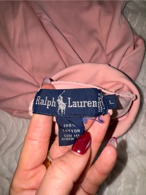 Ralph Lauren Dusty Pink Cotton Turtleneck thumbnail 7