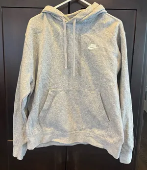 Nike Gray Hoodie Sweatshirt thumbnail 1