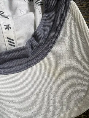Adidas Solid White Classic Logo Casual Hat OSFW thumbnail 11