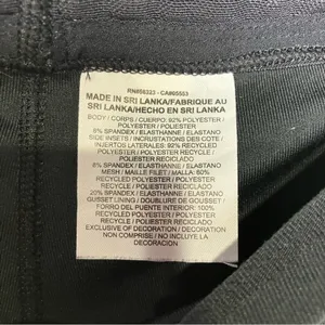 Nike dri-fit running‎ pants below knee black size medium thumbnail 4