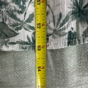 Abercrombie & Fitch Green & White Tropical Cut Out Maxi Dress L thumbnail 7