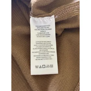 We The Free People Gia Cardi Long Ribbed‎ Sweater Dress Size Small Brown Tan thumbnail 6