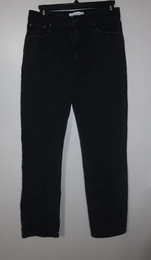 Abercrombie & Fitch Straight Leg Black Jeans thumbnail 1