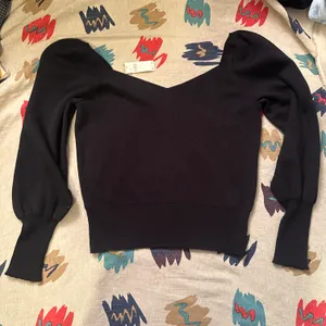Anthropologie NWT Sweetheart Puff Sleeve Sweater Balloon Sleeve Pullover thumbnail 5